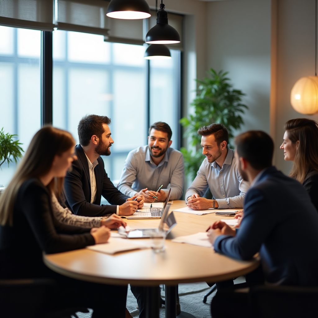 Sesión de brainstorming creativa