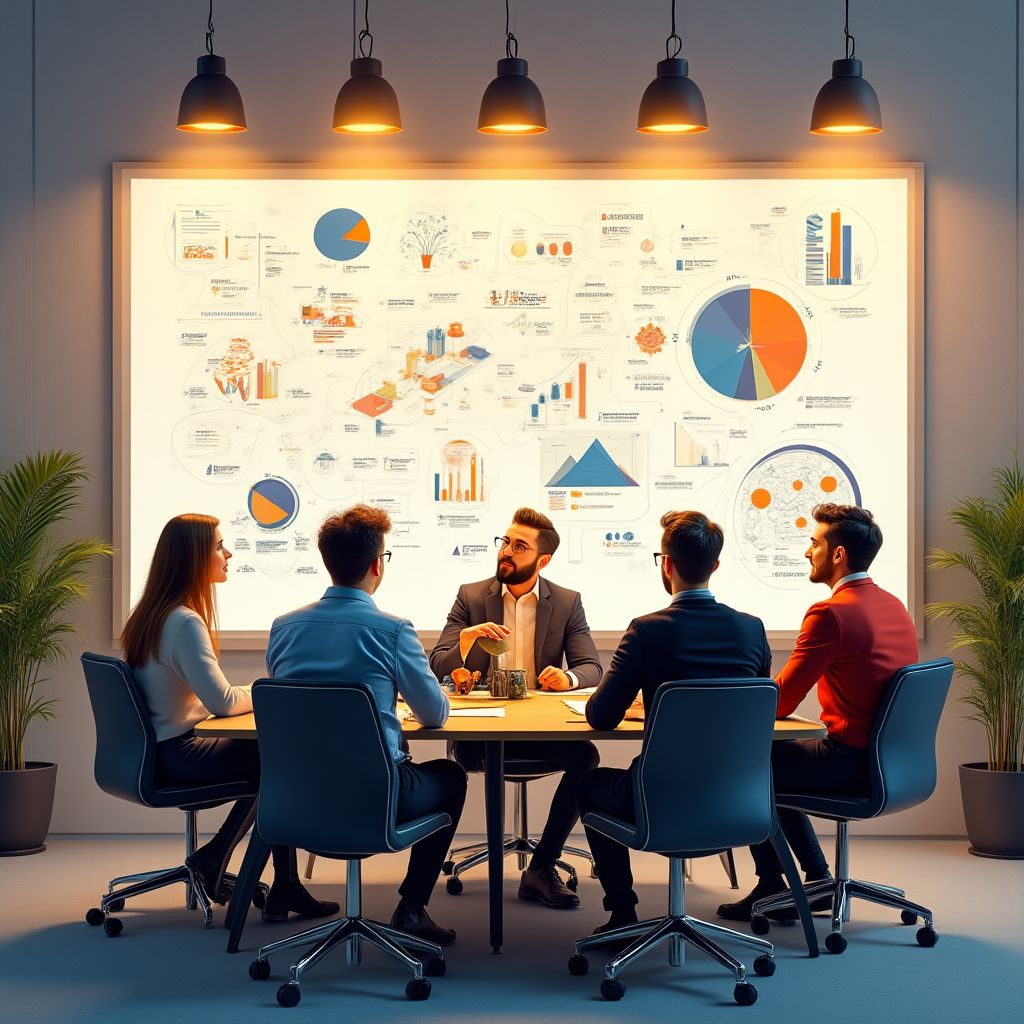Equipo creativo generando ideas